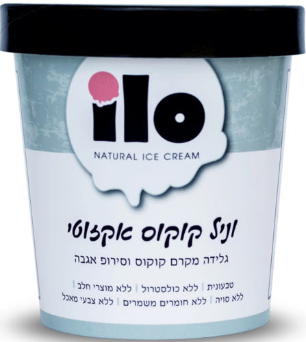 גלידות אילו (ilo) – גלידת וניל קוקוס אקזוטי