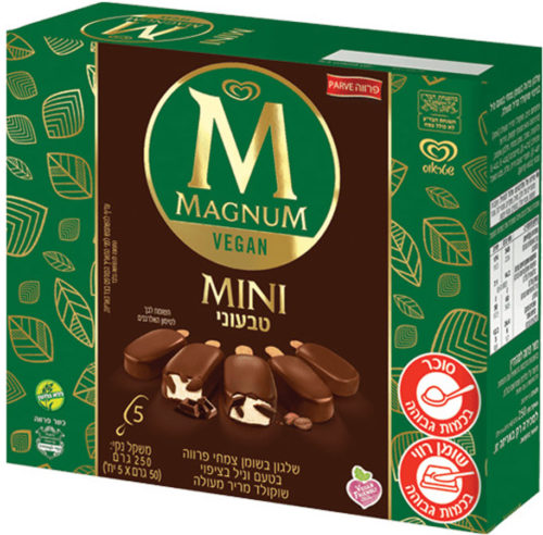 גלידות שטראוס – מיני מגנום (Mini Magnum) טבעוני